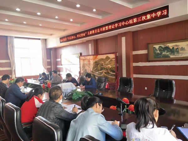 隴運(yùn)集團(tuán)公司召開(kāi)“不忘初心、牢記使命”主題教育讀書(shū)班暨理論學(xué)習(xí)中心組第三次、第四次集中學(xué)習(xí)會(huì)議