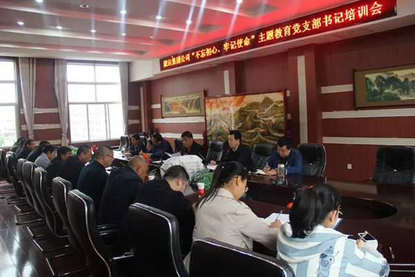 隴運集團公司召開“不忘初心、牢記使命”主題教育黨支部書記培訓會